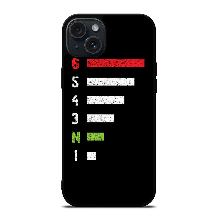MOTORCYCLE GEAR SHIFT iPhone 15 Plus Case Cover