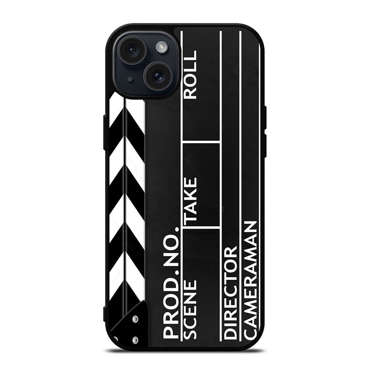 MOVIE CLAPPER BOARD iPhone 15 Plus Case Cover
