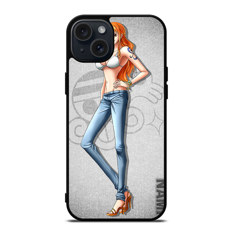 NAMI ONE PIECE ANIME iPhone 15 Plus Case Cover