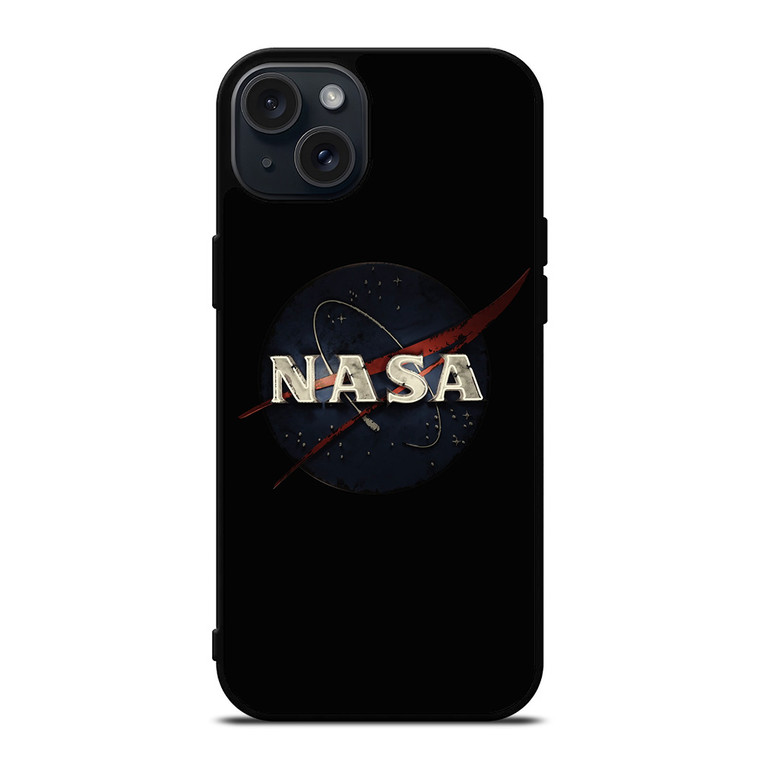 NASA METAL LOGO BADGE iPhone 15 Plus Case Cover