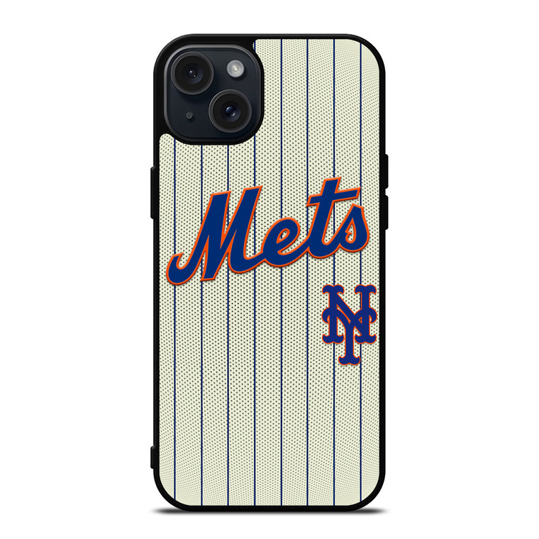 NEW YORK METS LOGO JERSEY iPhone 15 Plus Case Cover