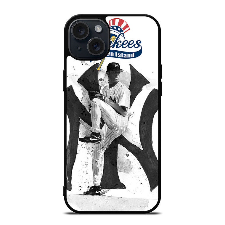NEW YORK YANKEES MLB ART iPhone 15 Plus Case Cover