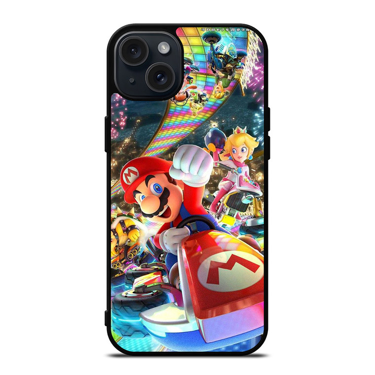 NINTENDO SUPER MARIO KART GAMES iPhone 15 Plus Case Cover