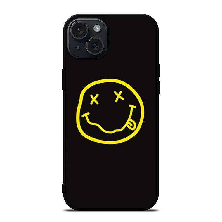 NIRVANA SMILEY FACE iPhone 15 Plus Case Cover