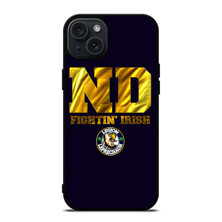 NOTRE DAME ND FIGHTING IRISH iPhone 15 Plus Case Cover