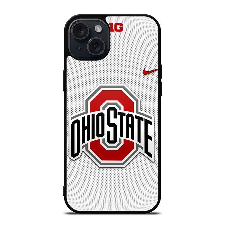 OHIO STATE BUCKEYES LOGO FOOTBALL NIKE BIG iPhone 15 Plus Case Cover OHIO STATE BUCKEYES LOGO FOOTBALL NIKE BIG iPhone 15 Plus Case Cover