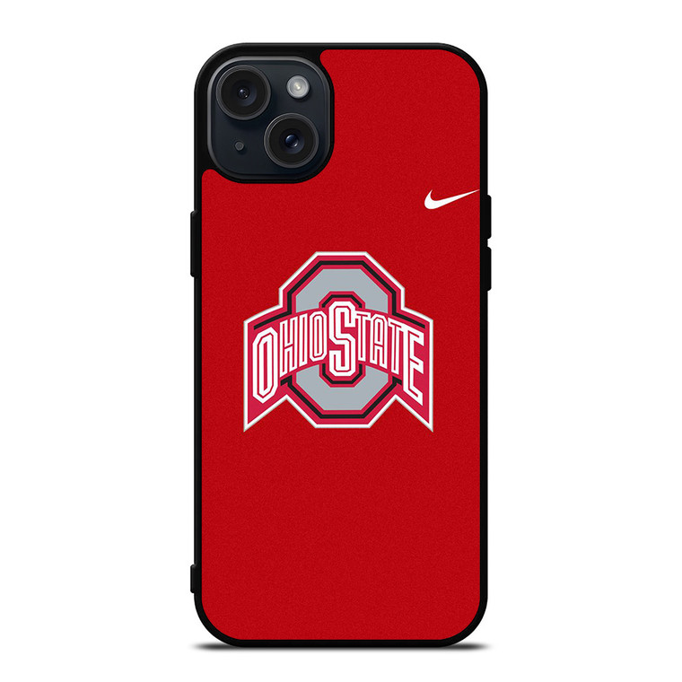 OHIO STATE LOGO FOOTBALL NIKE ICON iPhone 15 Plus Case Cover