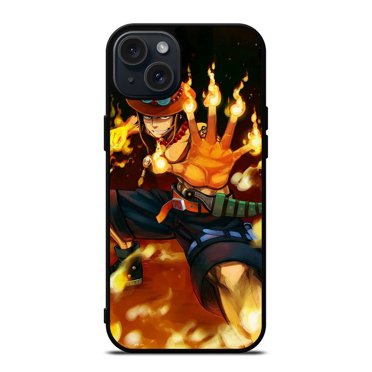 ONE PIECE ANIME PORTGAS D iPhone 15 Plus Case Cover