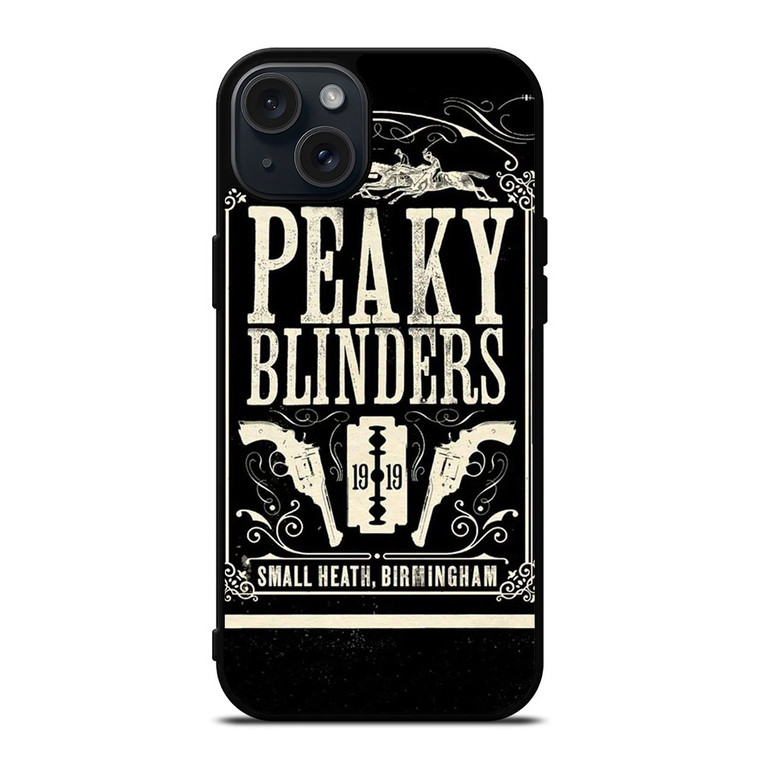PEAKY BLINDERS 1919 BIRMINGHAM iPhone 15 Plus Case Cover PEAKY BLINDERS 1919 BIRMINGHAM iPhone 15 Plus Case Cover