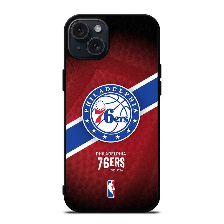 PHILADELPHIA 76ERS NBA TEAM LOGO iPhone 15 Plus Case Cover