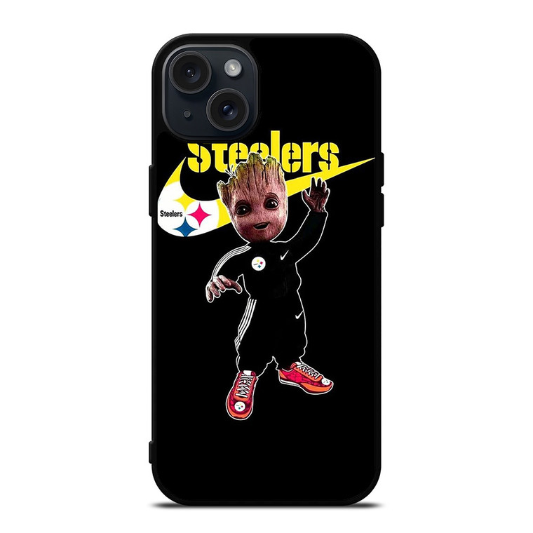 PITTSBURGH STEELERS GROOT NIKE iPhone 15 Plus Case Cover