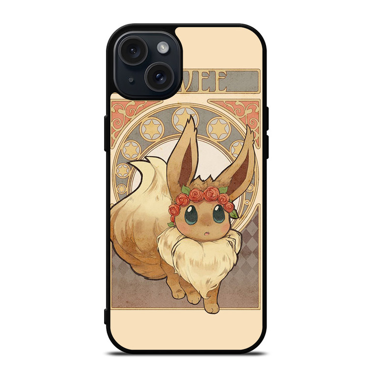 POKEMON EEVEE CUTE iPhone 15 Plus Case Cover