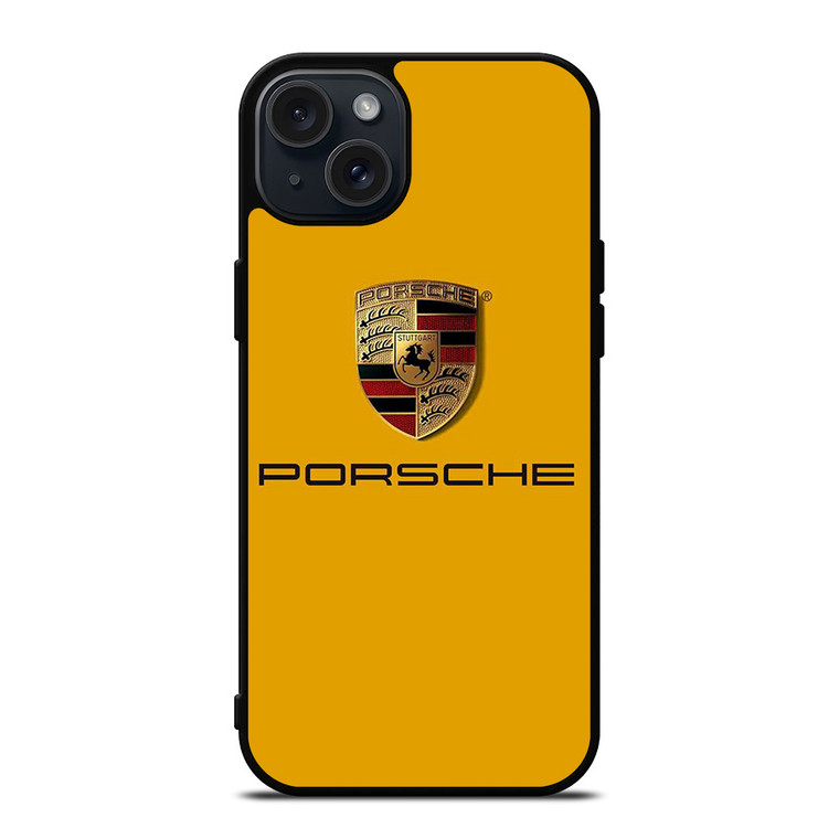 PORSCHE STUTTGART LOGO EMBLEM iPhone 15 Plus Case Cover