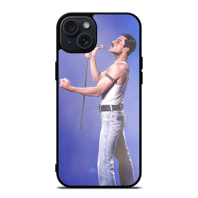 QUEEN FREDDIE MERCURY RAMI MALEK iPhone 15 Plus Case Cover