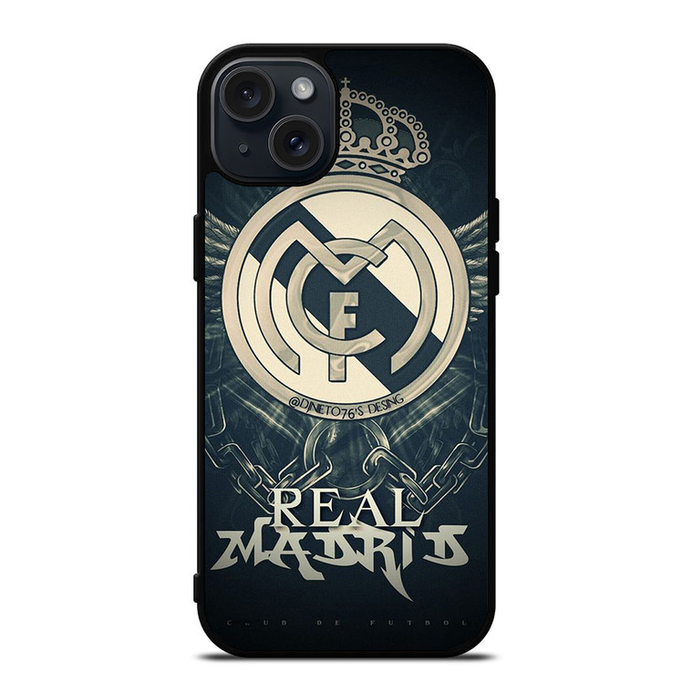 REAL MADRID FC LOGO iPhone 15 Plus Case Cover