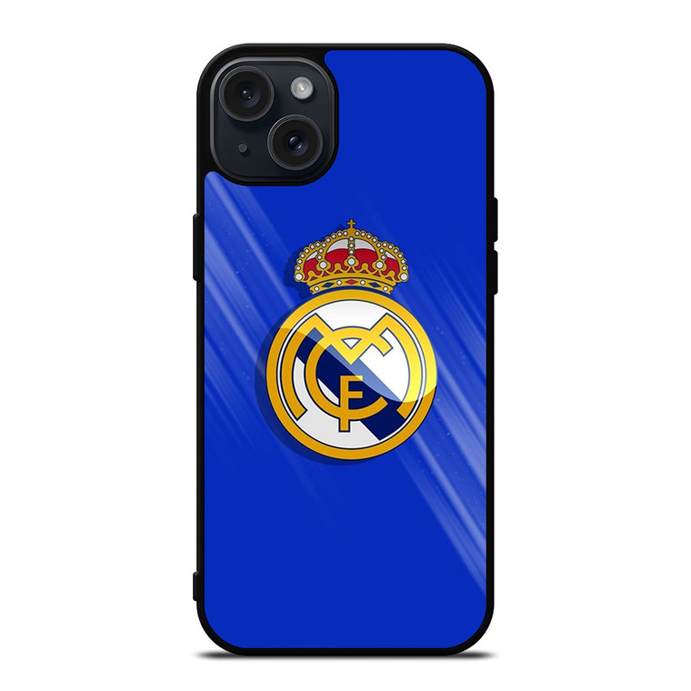 REAL MADRID LOGO BLUE iPhone 15 Plus Case Cover