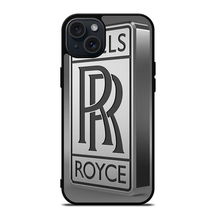 ROLLS ROYCE 3D LOGO iPhone 15 Plus Case Cover