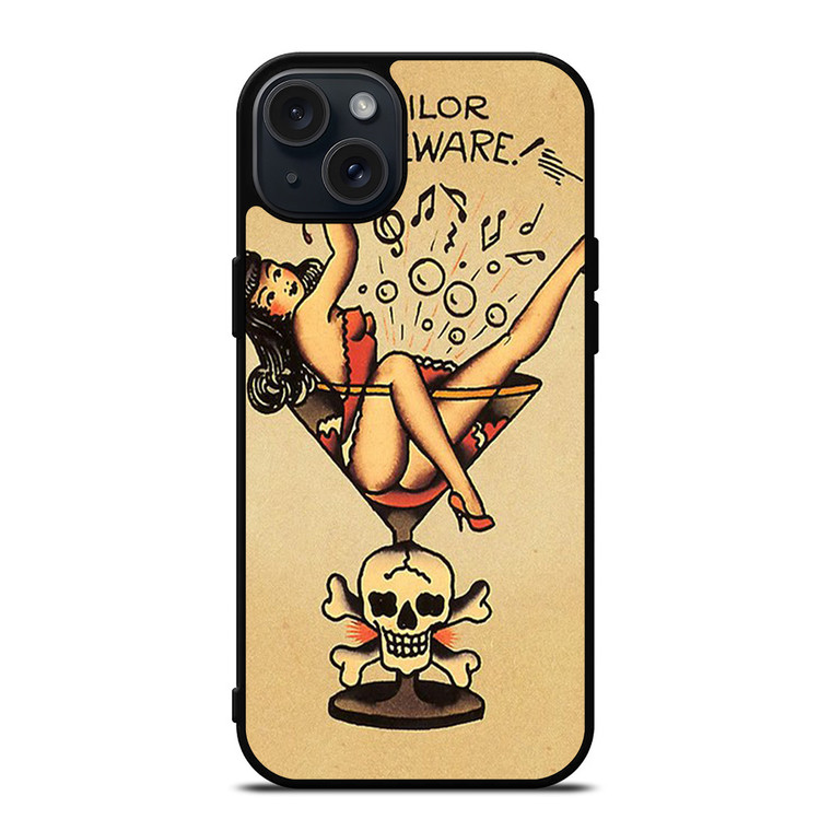 SAILOR JERRY S TATTOO iPhone 15 Plus Case Cover