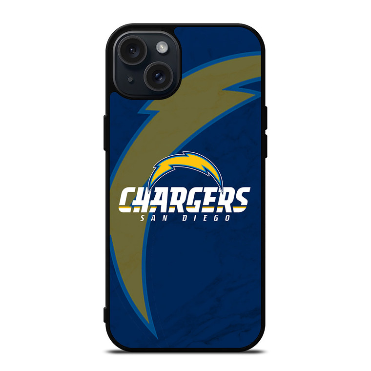 SAN DIEGO CHARGERS MARBLE iPhone 15 Plus Case Cover