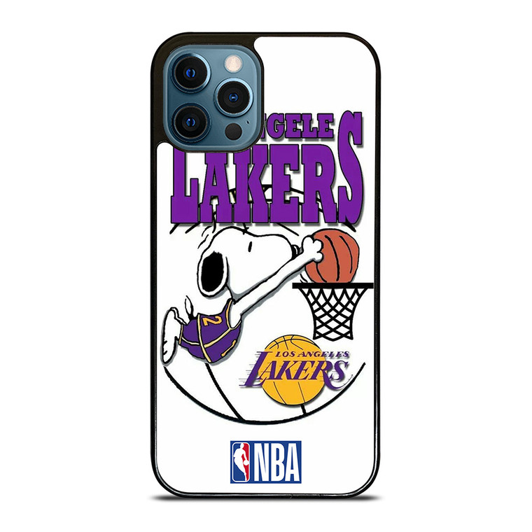 LA LAKERS SNOOPY DUNK iPhone 12 Pro Max Case Cover