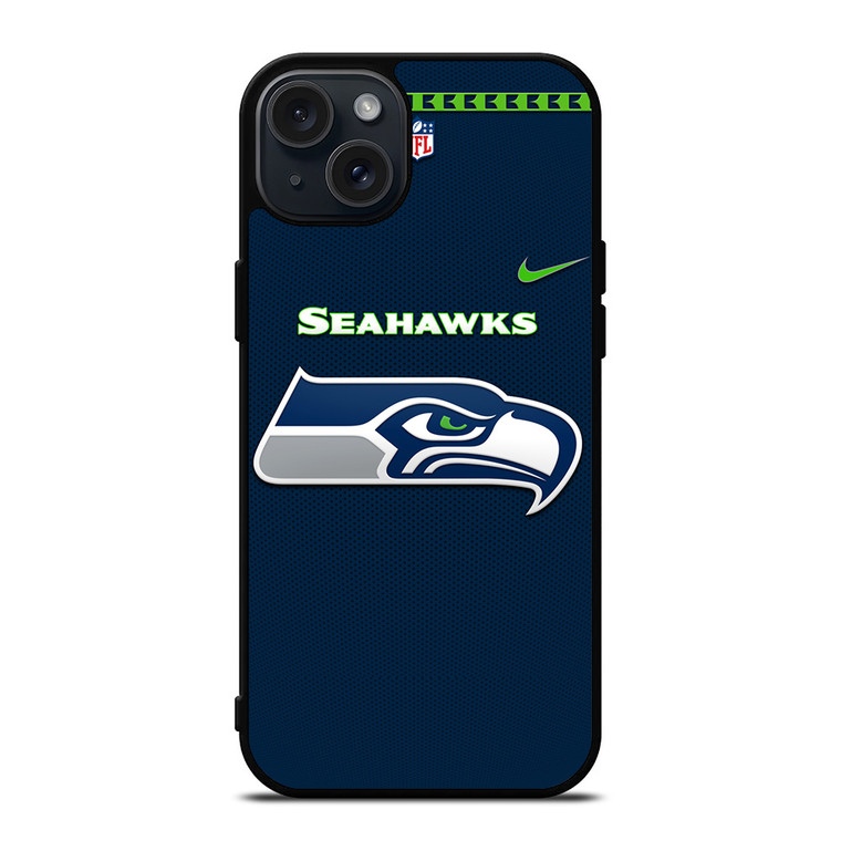 SEATTLE SEAHAWKS NFL FOOTBALL iPhone 15 Plus Case Cover