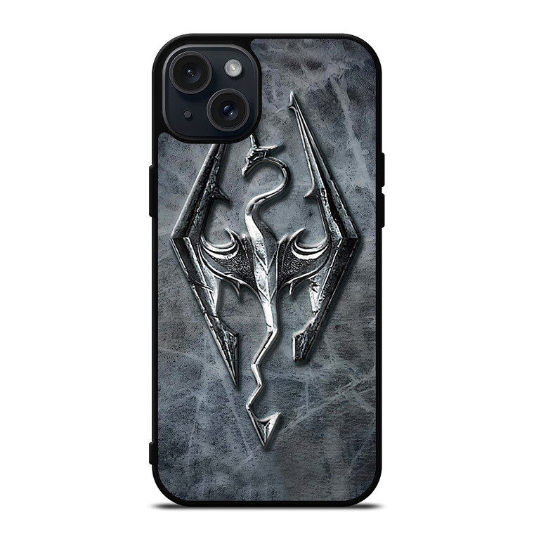 SKYRIM LOGO ELDER SCROLLS iPhone 15 Plus Case Cover
