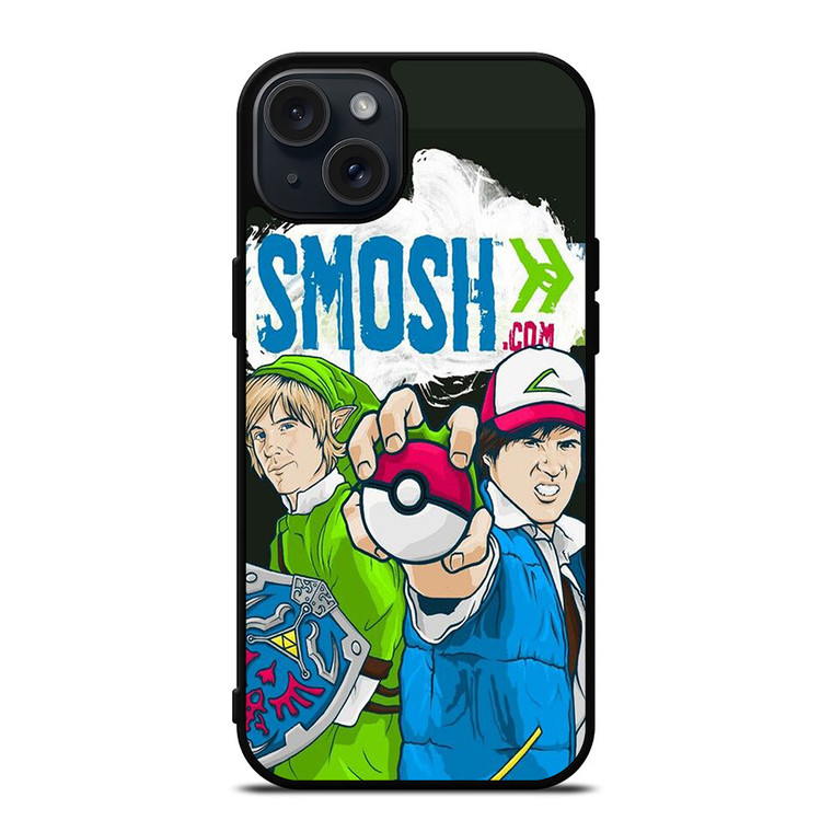 SMOSH ZELDA AND POKEMON iPhone 15 Plus Case Cover