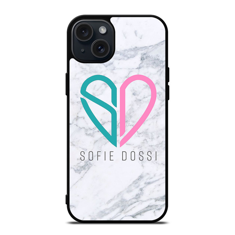 SOFIE DOSSI MARBELE LOGO iPhone 15 Plus Case Cover