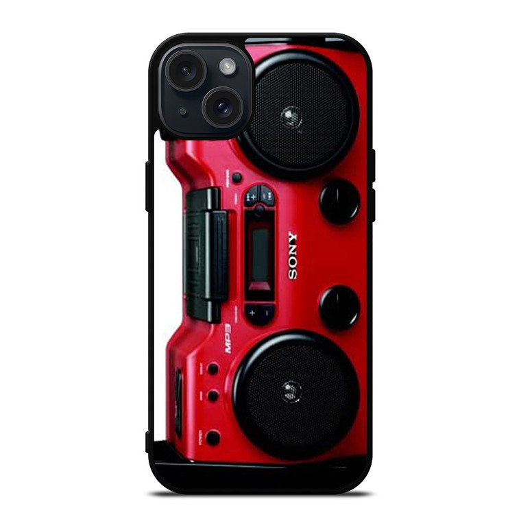 SONY BOOMBOX JOBSITE RADIO iPhone 15 Plus Case Cover