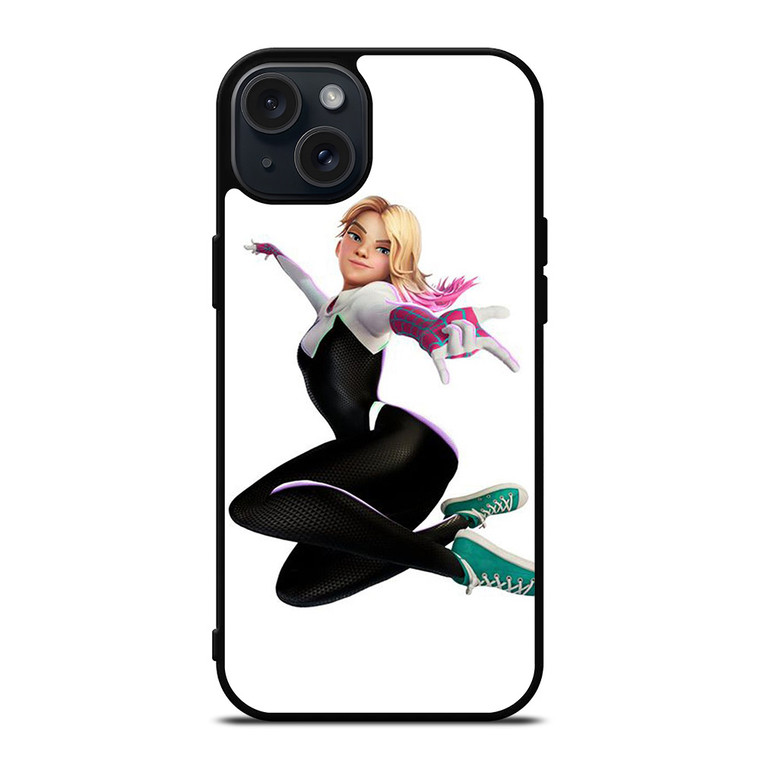 SPIDER GWEN SPIDER WOMAN SPIDER VERSE iPhone 15 Plus Case Cover