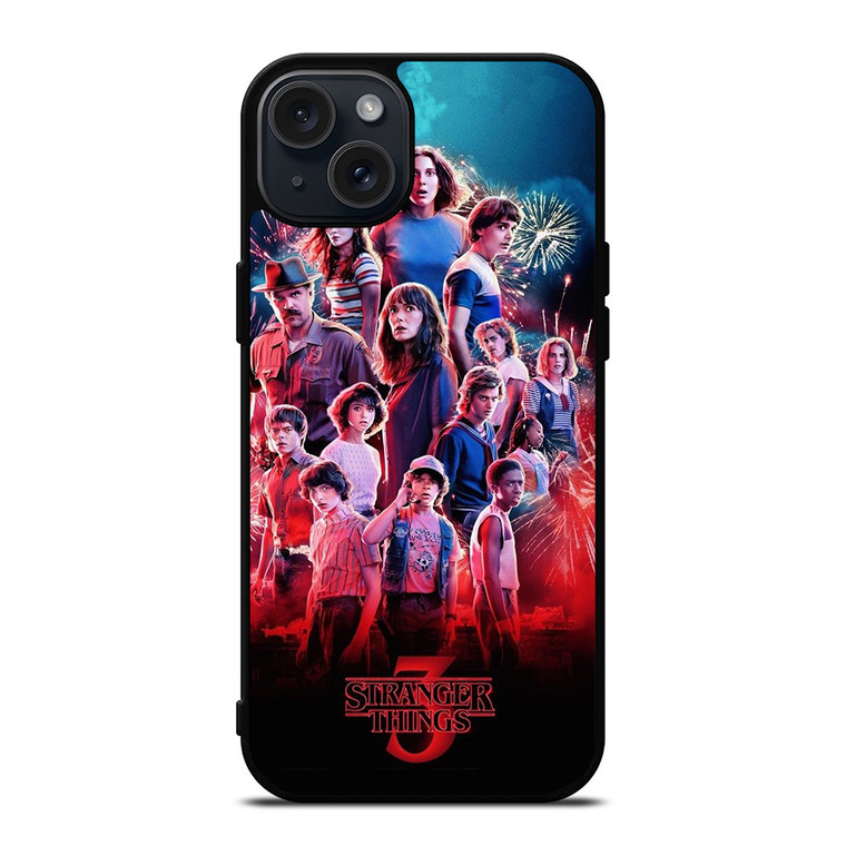 STRANGER THINGS 3 POSTER iPhone 15 Plus Case Cover