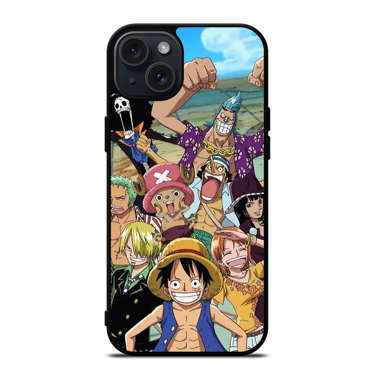 STRAW HAT PIRATES ONE PIECE iPhone 15 Plus Case Cover STRAW HAT PIRATES ONE PIECE iPhone 15 Plus Case Cover