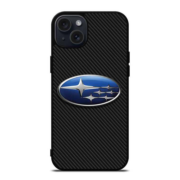 SUBARU CARBON LOGO iPhone 15 Plus Case Cover