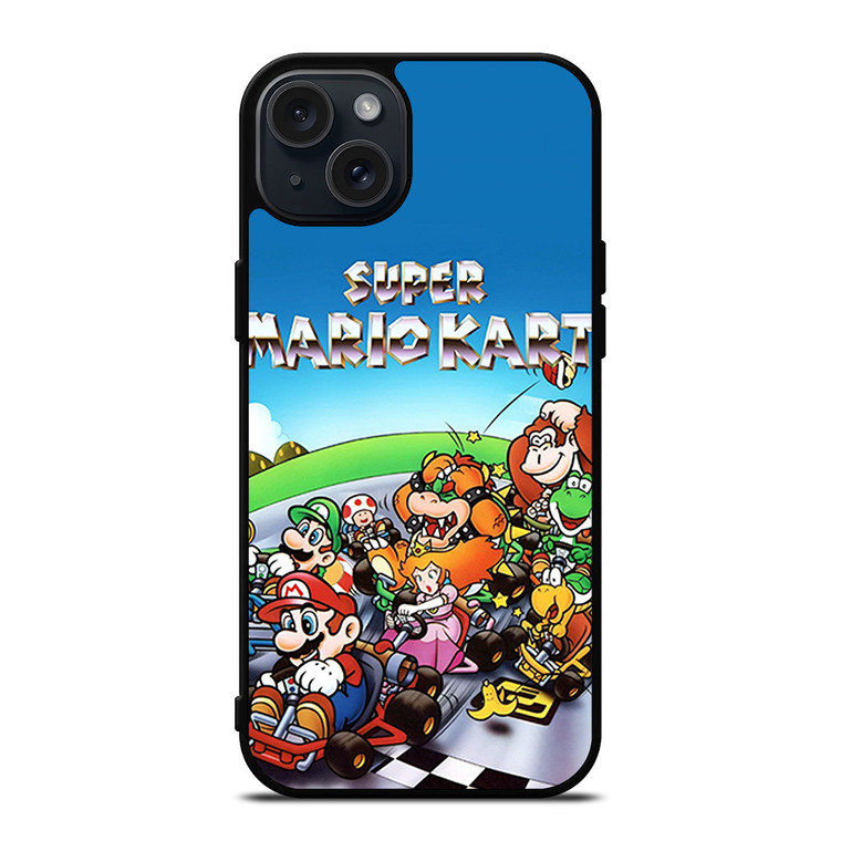 SUPER MARIO KART BROSS NINTENDO GAMES POSTER iPhone 15 Plus Case Cover