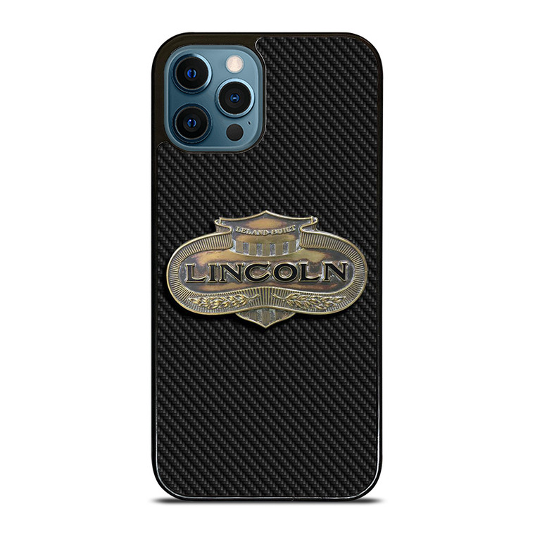 LINCOLN MOTOR LOGO CARBON iPhone 12 Pro Max Case Cover