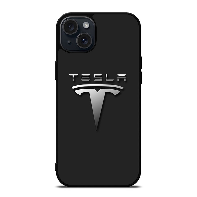 TESLA CAR LOGO iPhone 15 Plus Case Cover