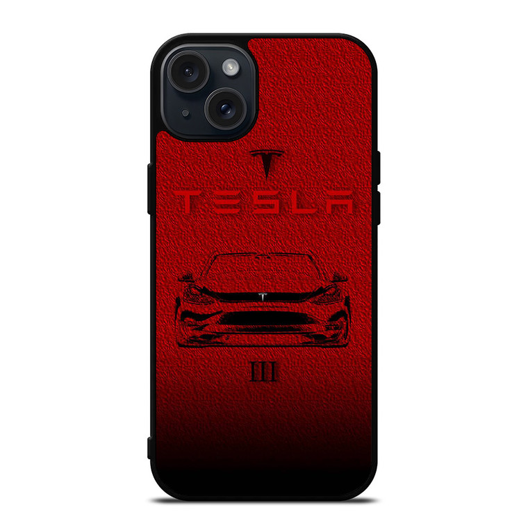 TESLA MOTORS ICON iPhone 15 Plus Case Cover