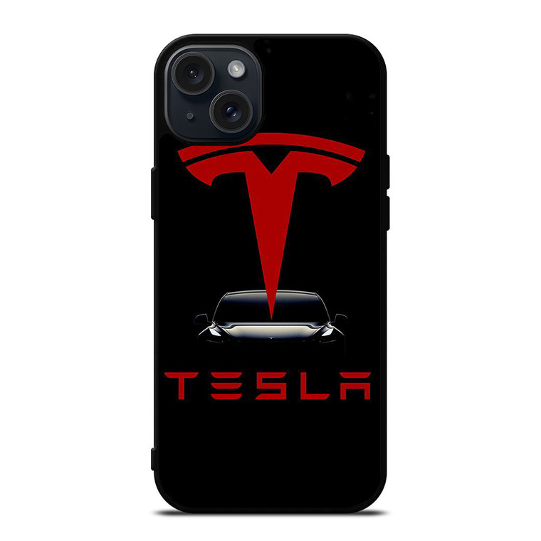 TESLA MOTORS LOGO iPhone 15 Plus Case Cover