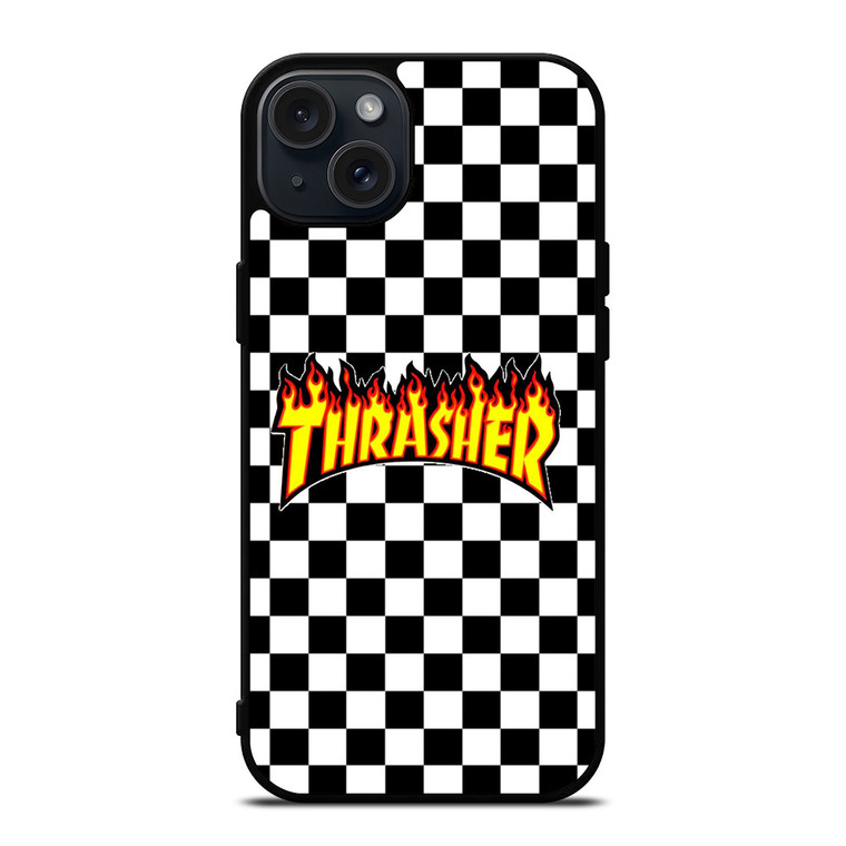 THRASHER CHECKERBOARD iPhone 15 Plus Case Cover