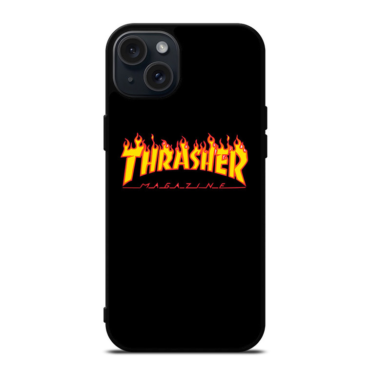 THRASHER LOGO SKATEBOARD MAGAZINE iPhone 15 Plus Case Cover