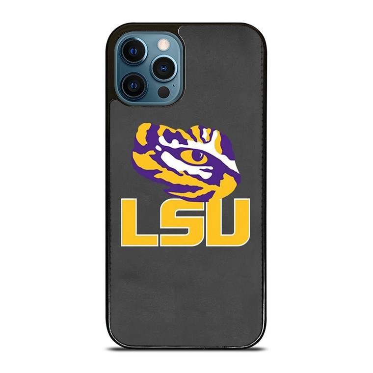 LSU TIGERS LEATHER LOGO iPhone 12 Pro Max Case Cover LSU TIGERS LEATHER LOGO iPhone 12 Pro Max Case Cover