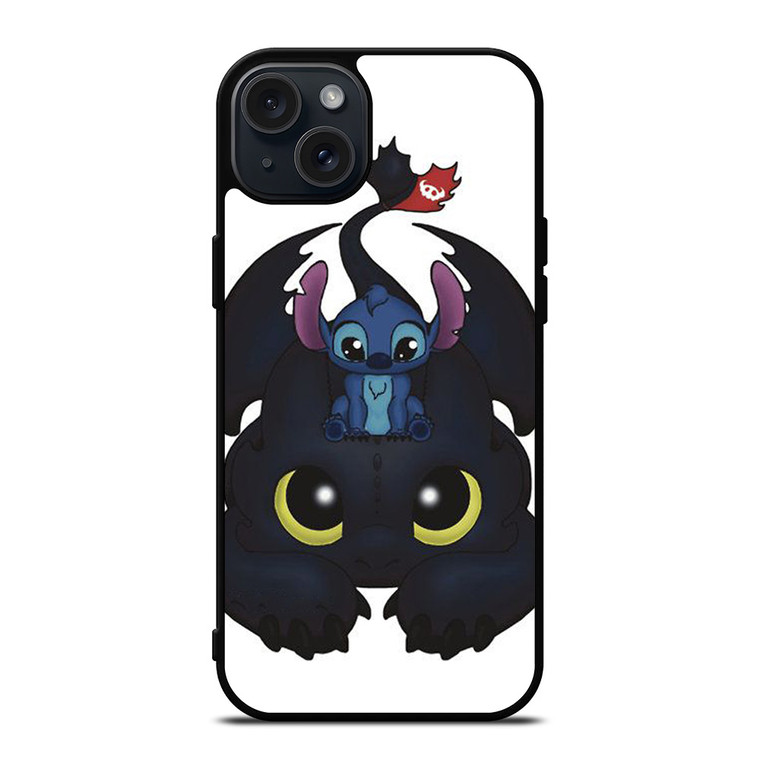 TOOTHLESS AND STITCH CUTE iPhone 15 Plus Case Cover