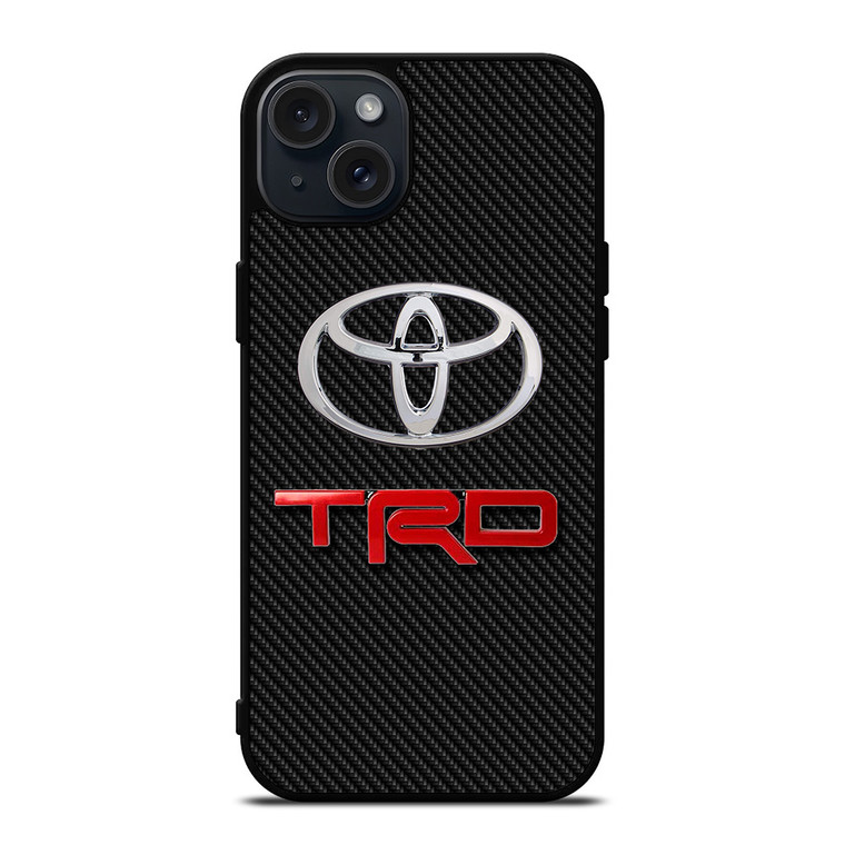 TOYOTA TRD LOGO CARBON iPhone 15 Plus Case Cover