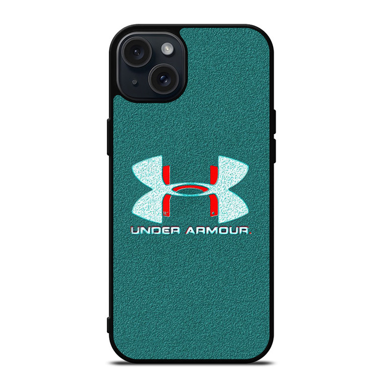 UNDER ARMOUR LOGO GREEN ICON iPhone 15 Plus Case Cover