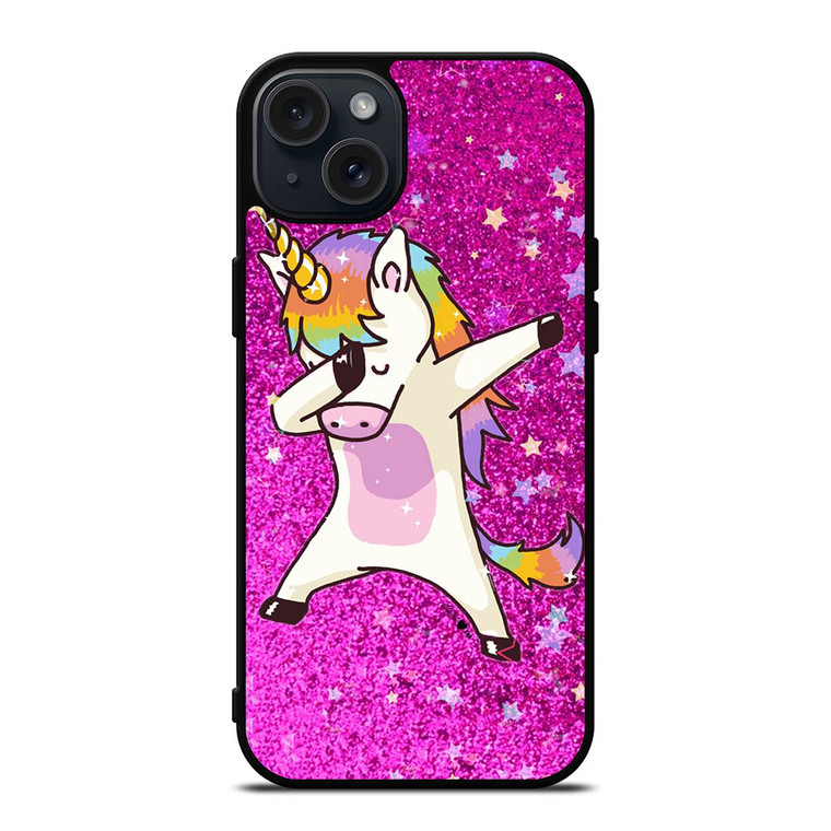 UNICORN DAB PURPLE iPhone 15 Plus Case Cover