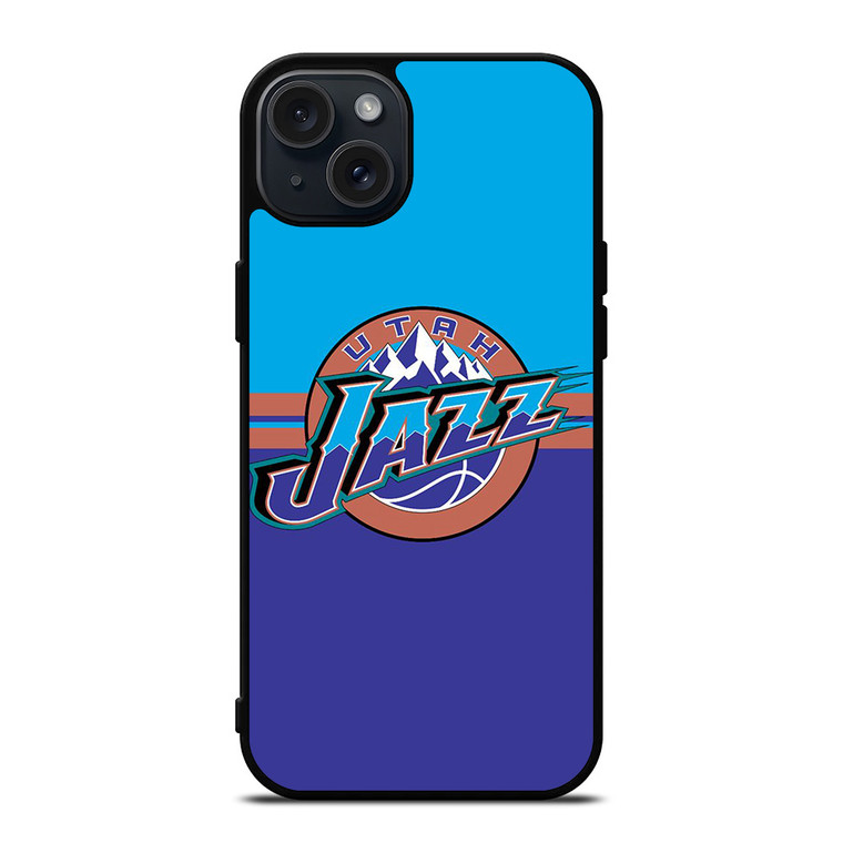 UTAH JAZZ BASKETBALL LOGO iPhone 15 Plus Case Cover
