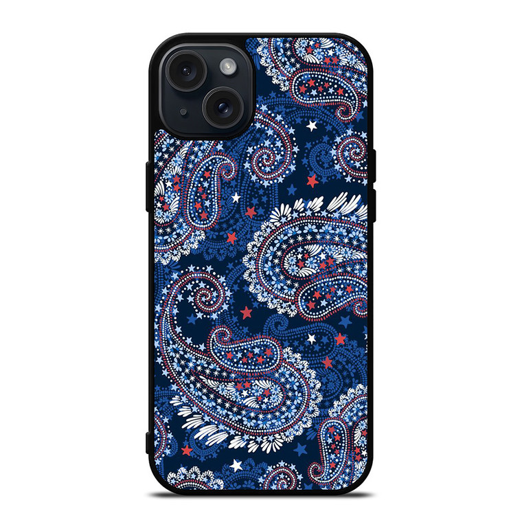 VERA BRADLEY BLUE PATTERN iPhone 15 Plus Case Cover