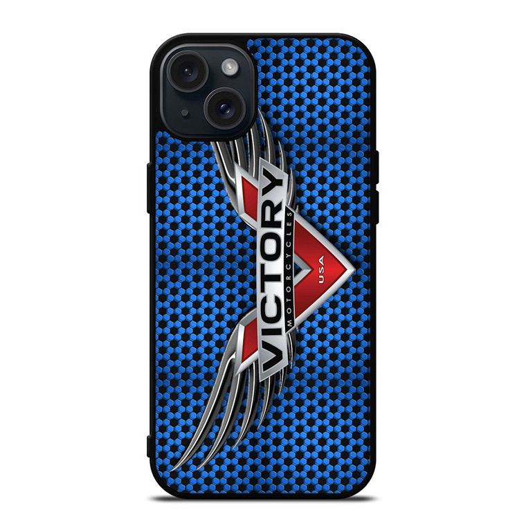 VICTORY MOTORCYCLES SYMBOL iPhone 15 Plus Case Cover