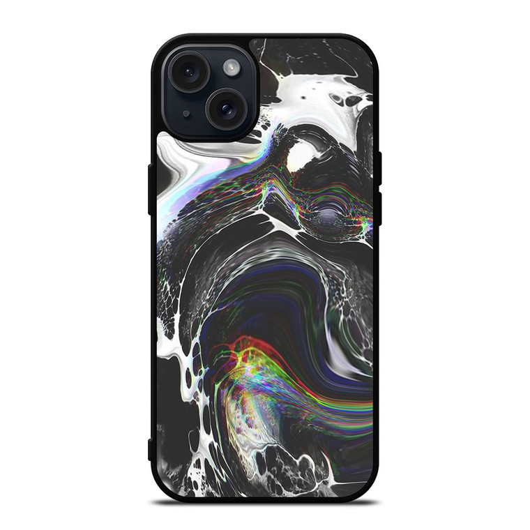 WHITE STONE LIQUID iPhone 15 Plus Case Cover