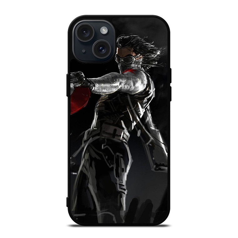 WINTER SOLDIER MARVEL iPhone 15 Plus Case Cover